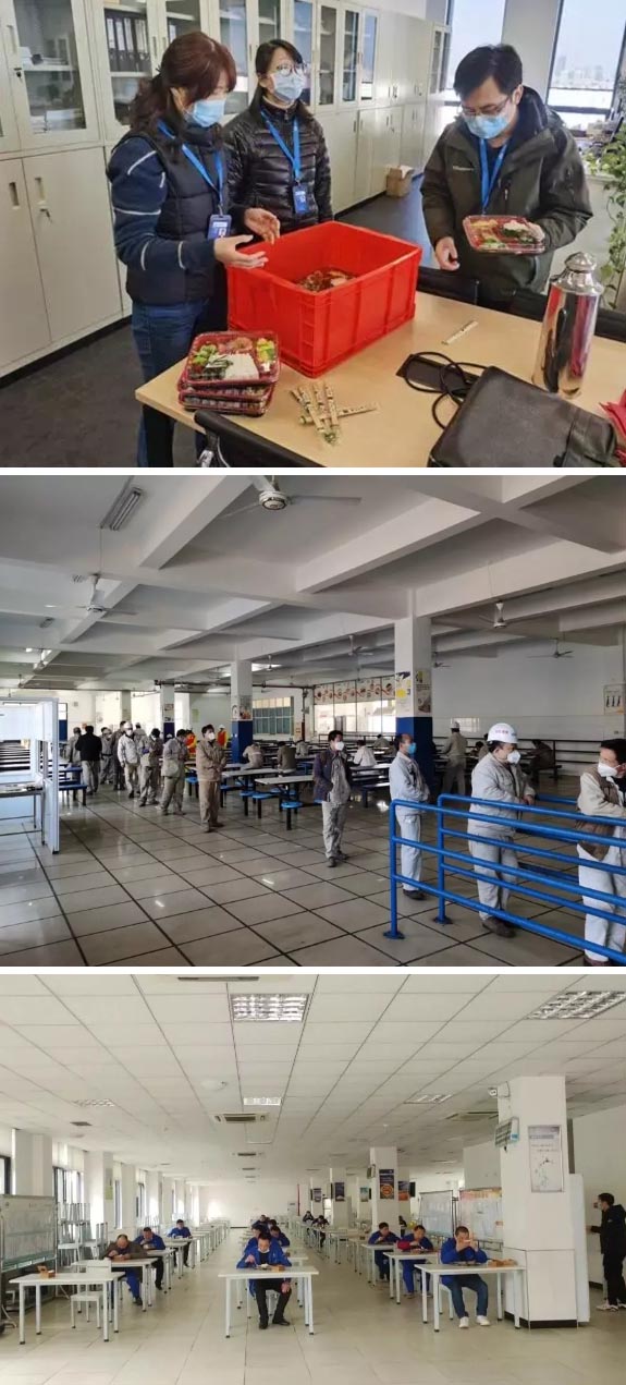 員工就餐：分開、分開、分開